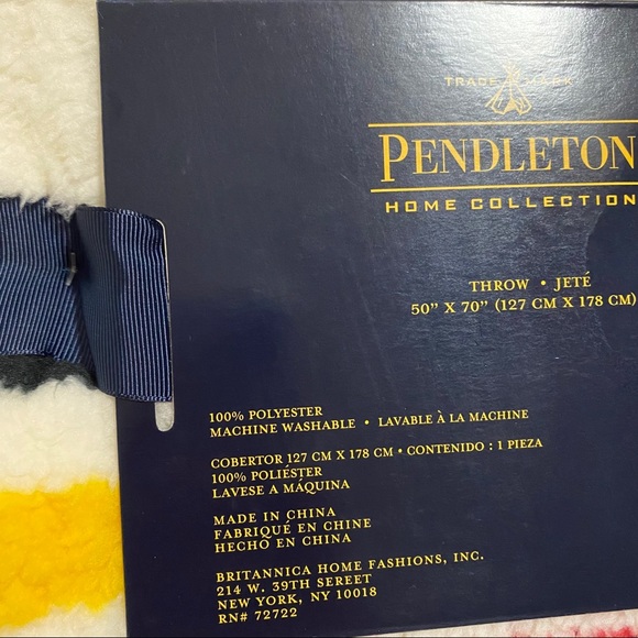 Pendleton / Throw 50x70 Home Collection NWT - Picture 5 of 5